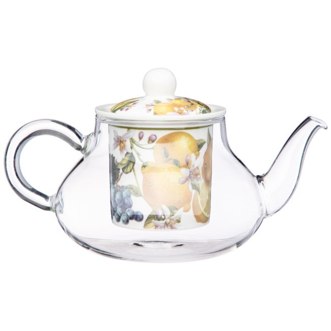 Чайник стеклянный с ситом lefard "фрукты" 500 мл Lefard (104-800)