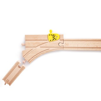 Элементы игрушечной железной дороги - Развилки с переключателем направления, 2 предмета (E3781_HP)