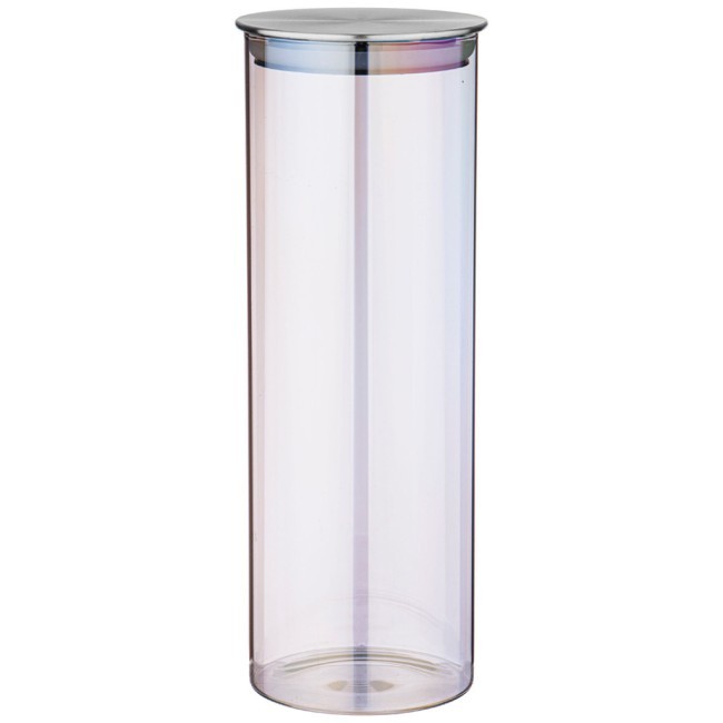 Емкость для сыпучих продуктов agness "rainbow" 1700 мл d=9.5 cm h=27 cm цвет:радужный Agness (889-137)