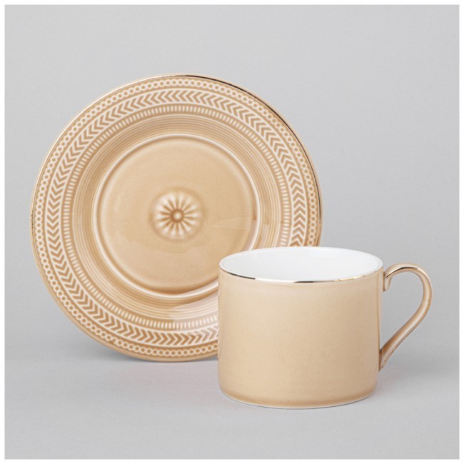 Чайная пара lefard "top style" 250 мл бежевая Lefard (42-541)