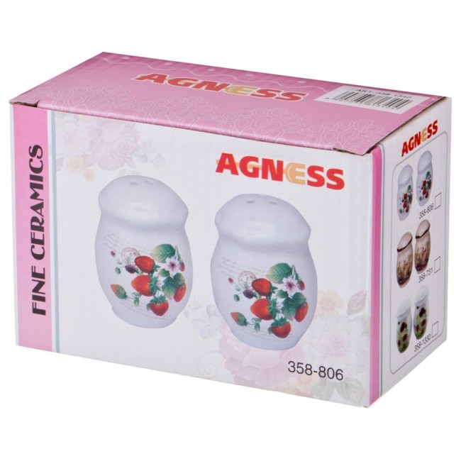 Набор для специй "оливки" 2 пр. 7*5*5 см. Agness (358-1340)