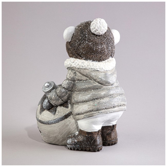 Статуэтка "снеговик" с led-подсветкой 17х13х22,5 см Lefard (121-148)