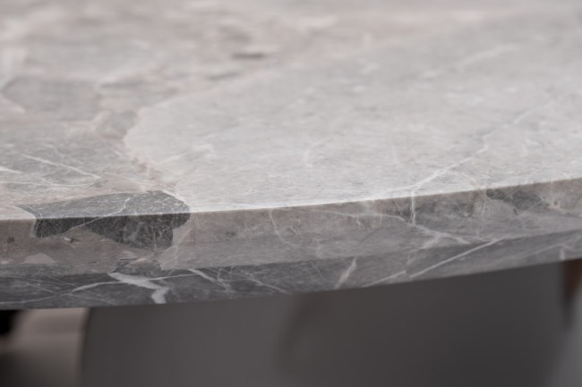 Стол журнальный натур.серый мрамор d 95*35см (TT-00011777)