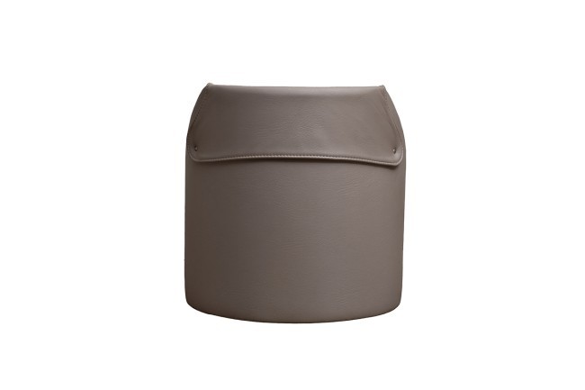 Пуф Bruno букле/иск.кожа серый Orso SER+Enzo902  50*50*51см (TT-00015148)