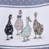 Скатерть круглая "family farm" 190 см , 100% хлопок,твил, пропитка, графит SANTALINO (850-747-22)