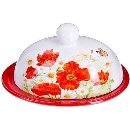 Маслёнка с крышкой Маки LR (28134)