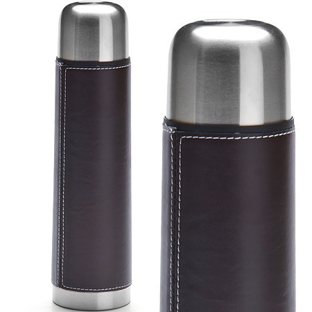 Термос 0,75л нерж/сталь в кожан/чехол Mayer&Boch (27604)