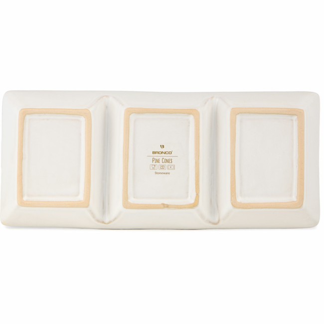 Менажница 3 секции коллекция "pine cones", 33*14*3,5 см Bronco (230-543) Менажница 3 секции коллекция "pine cones", 33*14*3,5 см Bronco (230-543)