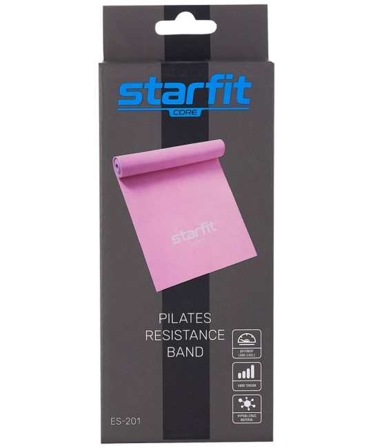 Лента для пилатеса STARFIT ES-201 1200x150x0,35 мм, розовый пастель (1120840) Лента для пилатеса STARFIT ES-201 1200x150x0,35 мм, розовый пастель (1120840)