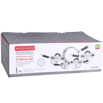 Набор посуды 8пр 0,75+1+1,5+2+2 л Mayer&Boch (30997) Набор посуды 8пр 0,75+1+1,5+2+2 л Mayer&Boch (30997)