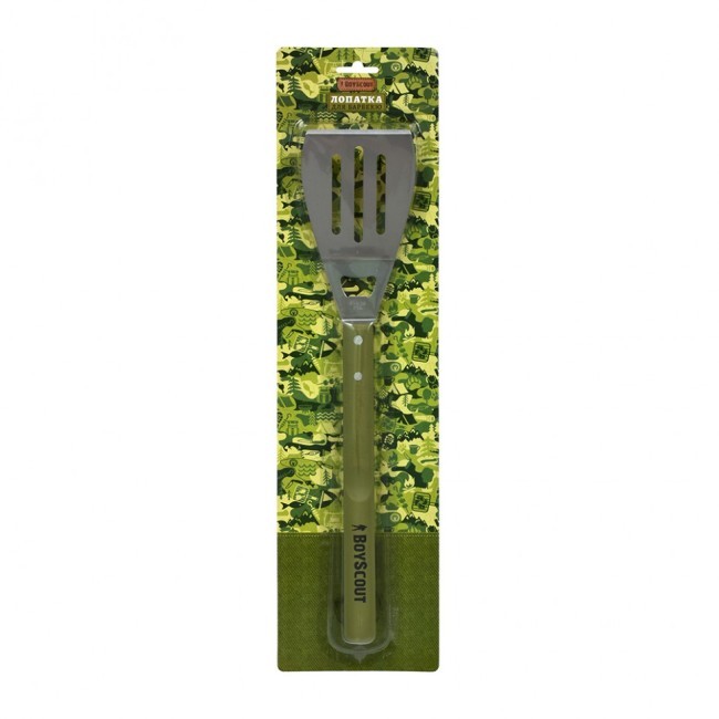 Лопатка BoyScout 41 см, НЕРЖАВЕЮЩАЯ СТАЛЬ в блистере 61315-1 (88166)