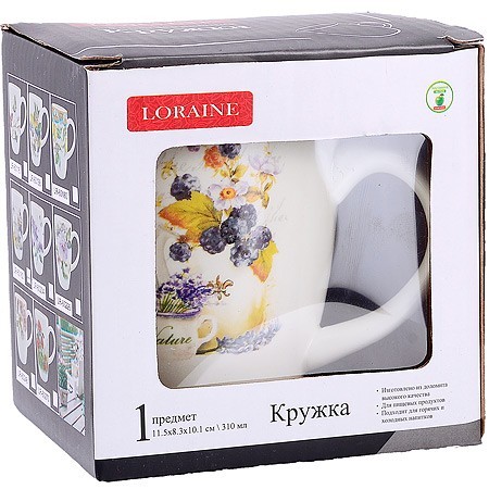 Кружка 310мл Утренняя свежесть доломит LR (60182) Кружка 310мл Утренняя свежесть доломит LR (60182)