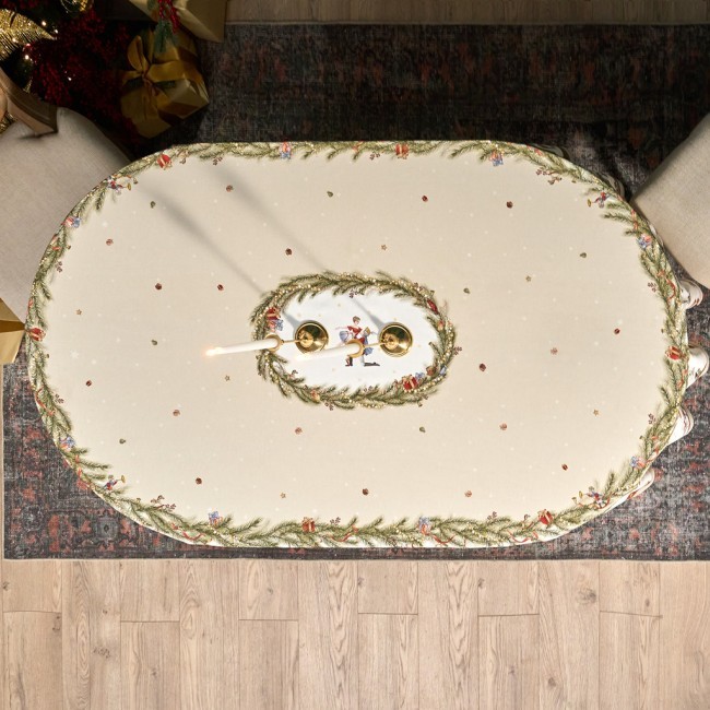 Скатерть овальная "щелкунчик" ,140х300см ,бежевый ,100%хлопок ,твил Lefard (850-757-42) Скатерть овальная "щелкунчик" ,140х300см ,бежевый ,100%хлопок ,твил Lefard (850-757-42)