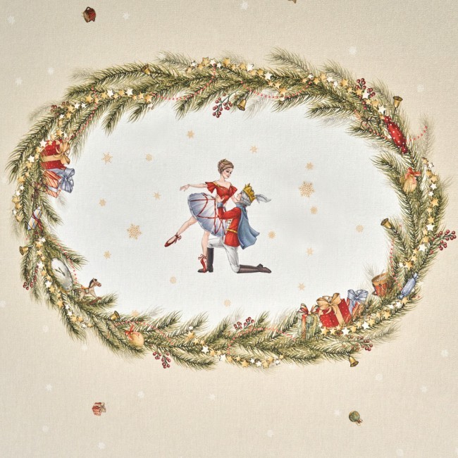 Скатерть овальная "щелкунчик" ,140х300см ,бежевый ,100%хлопок ,твил Lefard (850-757-42) Скатерть овальная "щелкунчик" ,140х300см ,бежевый ,100%хлопок ,твил Lefard (850-757-42)