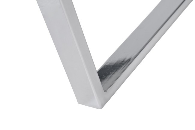 Стол журнальный овальный черный / хром 120*65*41см (TT-00011722)