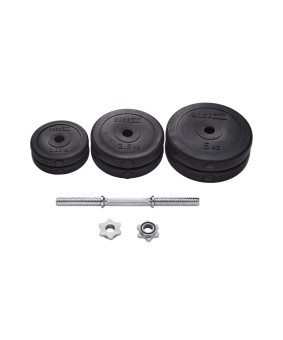 Гантель разборная пластиковая в коробке BASEFIT DB-720, 19,5 кг (2104778) Гантель разборная пластиковая в коробке BASEFIT DB-720, 19,5 кг (2104778)