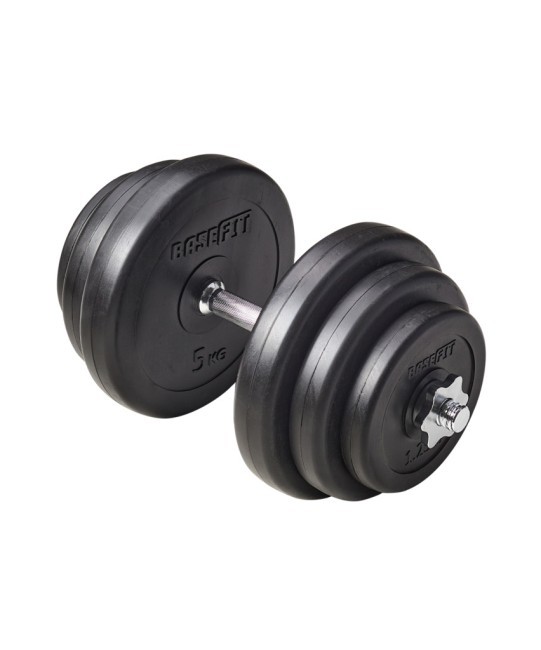 Гантель разборная пластиковая в коробке BASEFIT DB-720, 19,5 кг (2104778) Гантель разборная пластиковая в коробке BASEFIT DB-720, 19,5 кг (2104778)