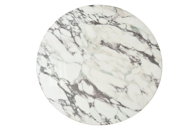 Стол Marmoreal White d90*75см (TT-00014160) Стол Marmoreal White d90*75см (TT-00014160)