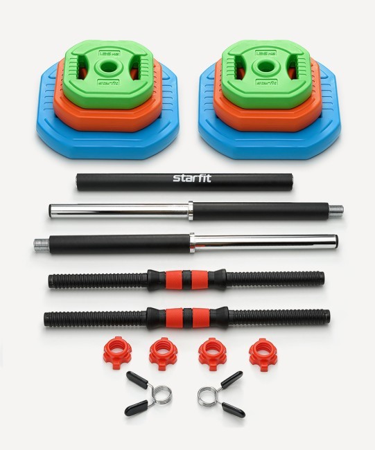 Штанга для бодипампа с разборным грифом STARFIT BB-711, 19,5 кг (2107998)