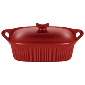 Форма для запекания с крышкой reactive red 33*23*9,5/13 см 2000 мл Agness (780-135)