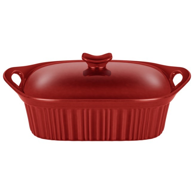 Форма для запекания с крышкой reactive red 33*23*9,5/13 см 2000 мл Agness (780-135)