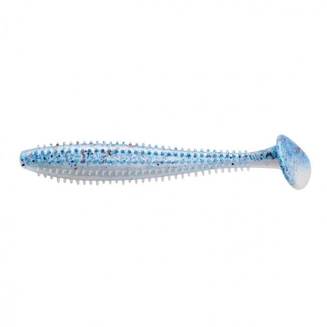 Виброхвост Helios Shaggy 5,12"/13 см, цвет Blue Fish 5 шт HS-18-052 (77790)