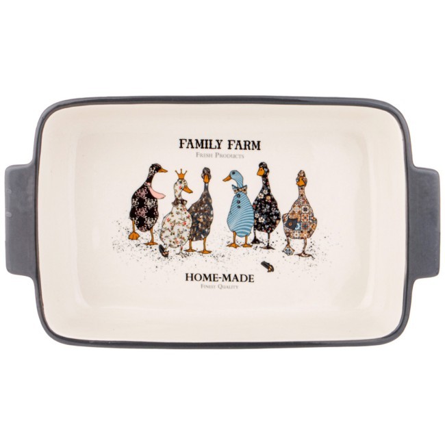 Блюдо для запекания "family farm" прямоуг.2,8 л 33,5*19,5*7,5 см Lefard (536-276)