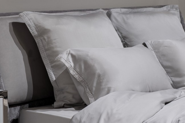 Комплект наволочек тенсель серый 70*70 (2шт) (TT-00011346)