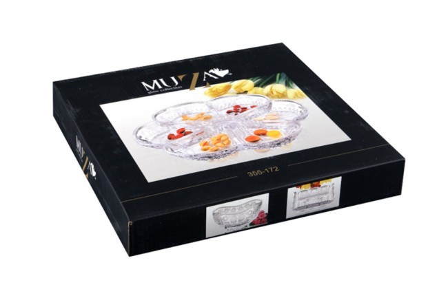 Менажница 6-ти секционная диаметр=29 см. высота=4 см. коллекция "muza" Lefard (355-172)