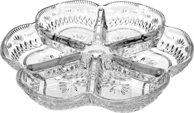 Менажница 6-ти секционная диаметр=29 см. высота=4 см. коллекция "muza" Lefard (355-172)