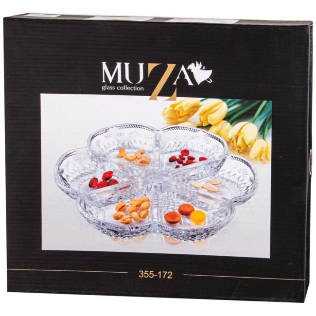 Менажница 6-ти секционная диаметр=29 см. высота=4 см. коллекция "muza" Lefard (355-172)