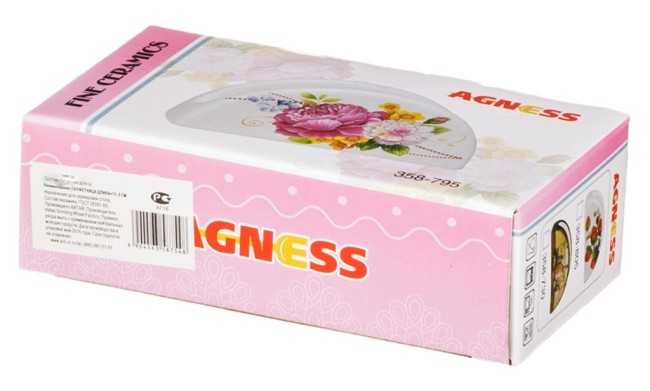 Салфетница "корейская роза" 13,5*4 см. высота=7 см. Agness (358-754) Салфетница "корейская роза" 13,5*4 см. высота=7 см. Agness (358-754)