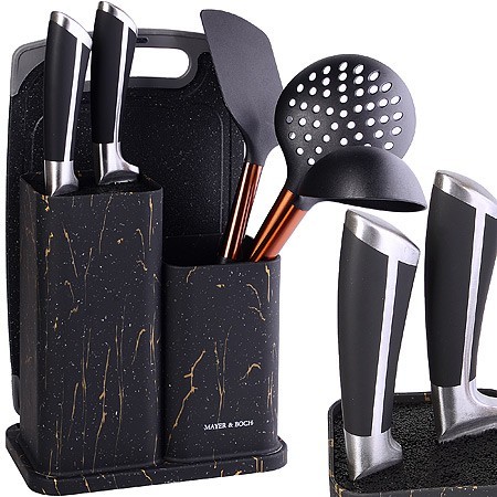 Набор: подставка для ножей+разд доска Mayer&Boch (31303)
