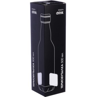 Термобутылка 500мл. Drink, белая (77020-1)