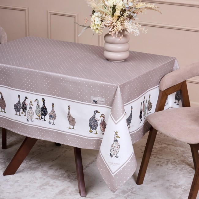 Скатерть "family farm" 140х180см ,100% хлопок, капучино , твил, пропитка Lefard (850-749-2) Скатерть "family farm" 140х180см ,100% хлопок, капучино , твил, пропитка Lefard (850-749-2)