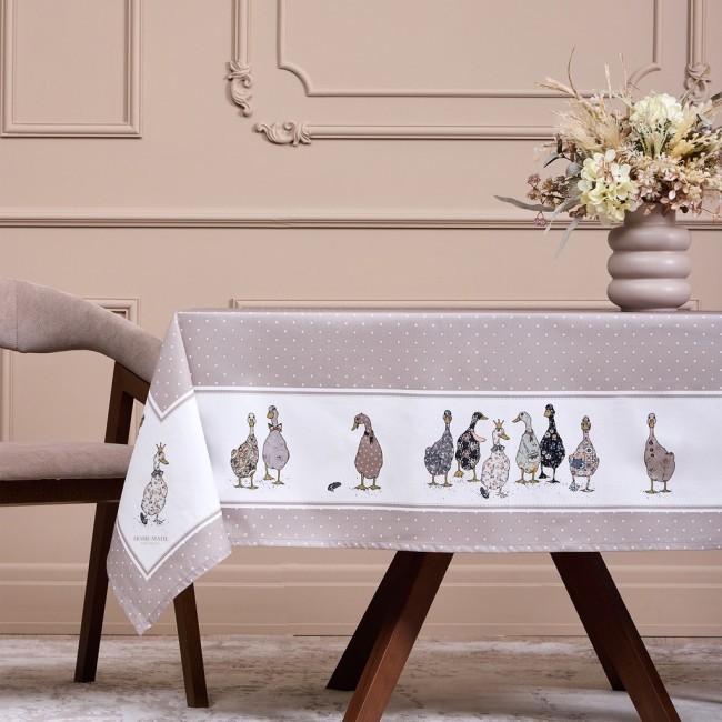 Скатерть "family farm" 140х180см ,100% хлопок, капучино , твил, пропитка Lefard (850-749-2) Скатерть "family farm" 140х180см ,100% хлопок, капучино , твил, пропитка Lefard (850-749-2)