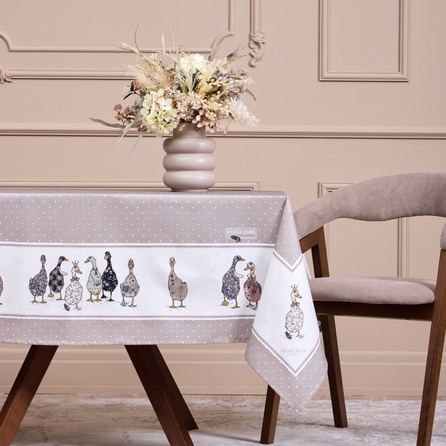 Скатерть "family farm" 140х180см ,100% хлопок, капучино , твил, пропитка Lefard (850-749-2) Скатерть "family farm" 140х180см ,100% хлопок, капучино , твил, пропитка Lefard (850-749-2)