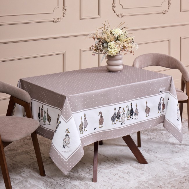 Скатерть "family farm" 140х180см ,100% хлопок, капучино , твил, пропитка Lefard (850-749-2) Скатерть "family farm" 140х180см ,100% хлопок, капучино , твил, пропитка Lefard (850-749-2)