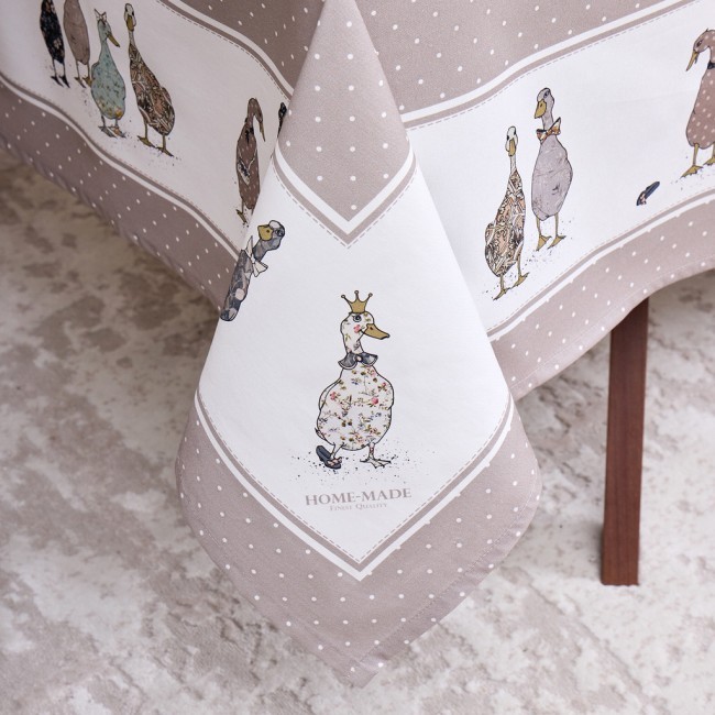 Скатерть "family farm" 140х180см ,100% хлопок, капучино , твил, пропитка Lefard (850-749-2) Скатерть "family farm" 140х180см ,100% хлопок, капучино , твил, пропитка Lefard (850-749-2)