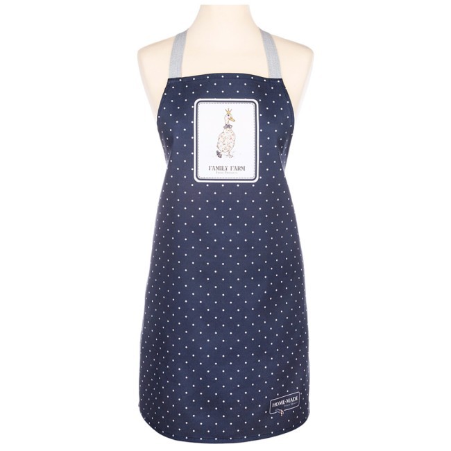 Фартук "family farm",100% хлопок,синий,твил,пропитка Lefard (850-742-71) Фартук "family farm",100% хлопок,синий,твил,пропитка Lefard (850-742-71)