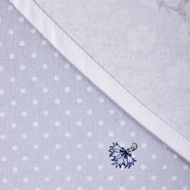 Скатерть круглая "гуси легард" диаметр=180 см., серый, 100% хлопок, твил, с пропиткой Lefard (850-710-22)