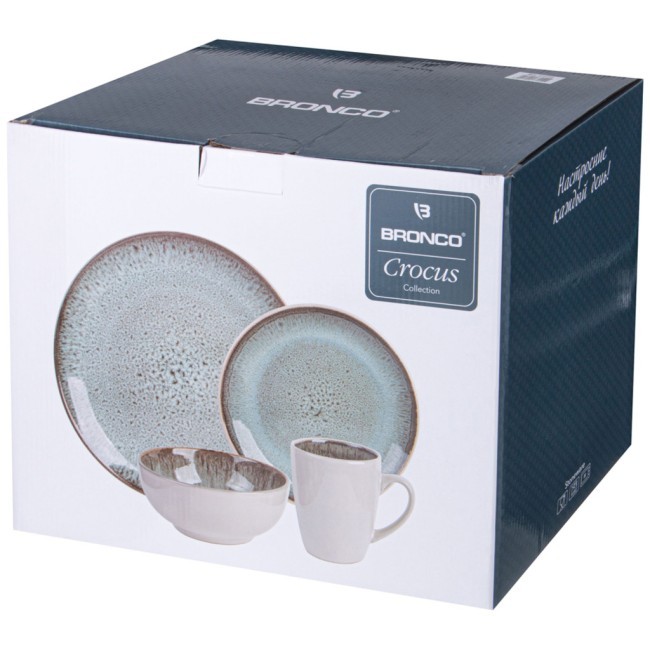 Набор посуды обеденной bronco "crocus" на 4 пер. 16 пр. Bronco (577-212)