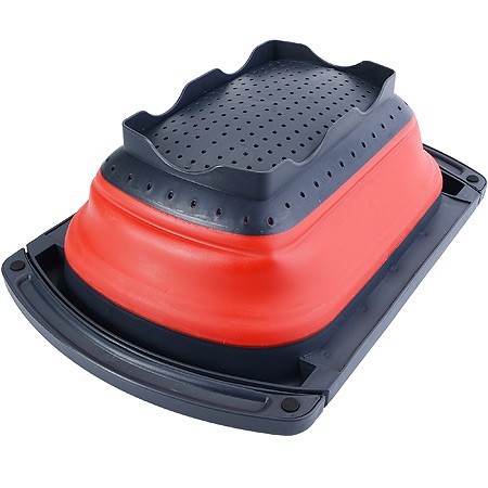 Дуршлаг с выдвиж. ручками, КРАСНЫЙ.MB (31488) Дуршлаг с выдвиж. ручками, КРАСНЫЙ.MB (31488)