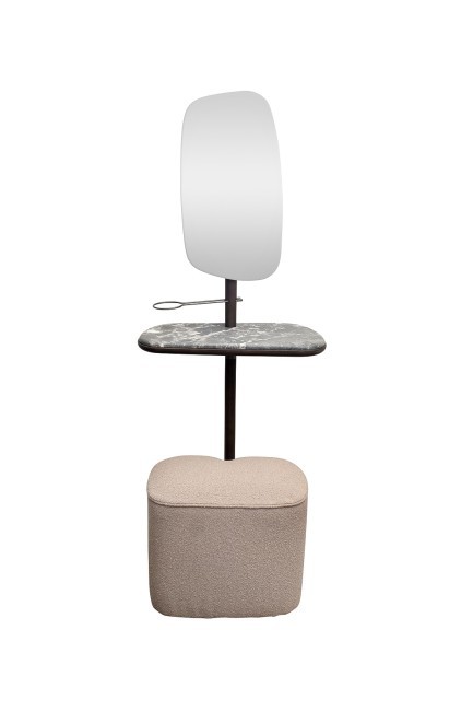Зеркало с полкой и пуфом 67*35*154см (TT-00015293) Зеркало с полкой и пуфом 67*35*154см (TT-00015293)
