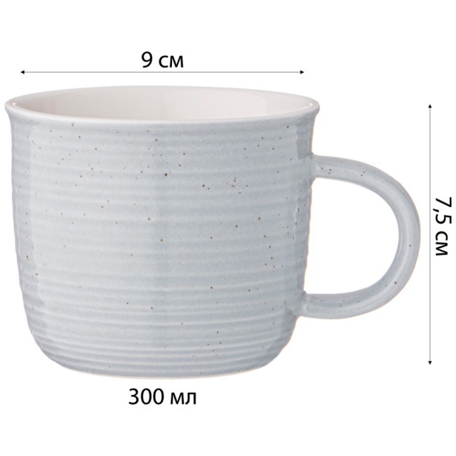 Кружка lefard breaktime 300мл, серая Lefard (90-1082) Кружка lefard breaktime 300мл, серая Lefard (90-1082)