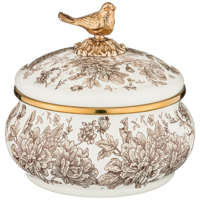 Сахарница agness эмалированная, серия royal garden 850mл Agness (950-093) Сахарница agness эмалированная, серия royal garden 850mл Agness (950-093)