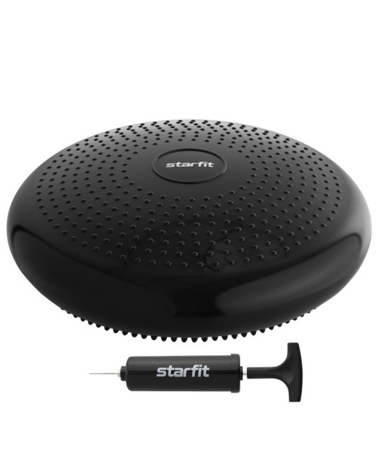 Диск балансировочный STARFIT BP-104, с насосом, массажный, черный (2107996) Диск балансировочный STARFIT BP-104, с насосом, массажный, черный (2107996)
