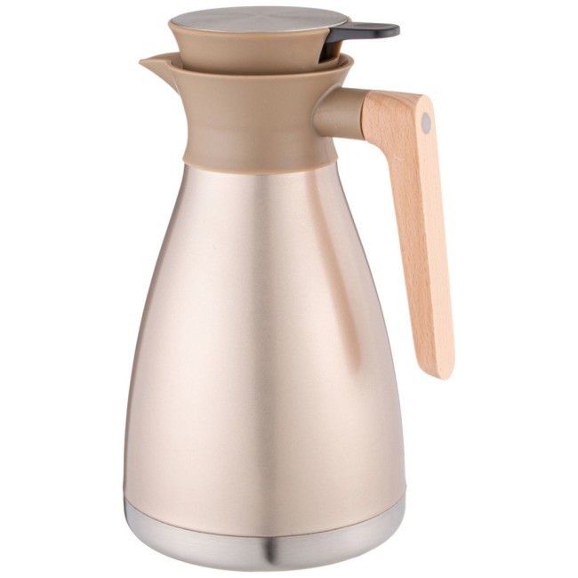 Вакуумный кувшин (термос) agness из нерж.стали 1,5л цвет бронзовый Agness (734-112)