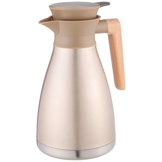 Вакуумный кувшин (термос) agness из нерж.стали 1,5л цвет бронзовый Agness (734-112)