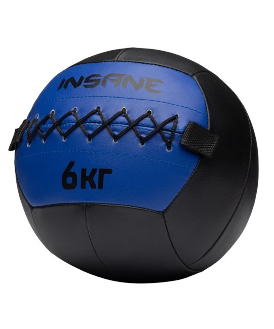 Медбол INSANE IN24-WB100, 6 кг, синий (2111038) Медбол INSANE IN24-WB100, 6 кг, синий (2111038)